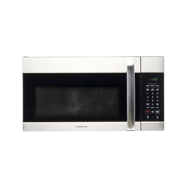 Farberware - Horno microondas de 1.7 pies cúbicos para sobre la estufa – 1000 vatios de potencia, configuraciones de coc