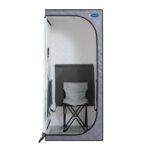 Tienda de Vapor Sauna Portátil EastVita wzdHpMmBqt-x2aIonH4WywlaO8Z7H Gris Cemento 700W Infrarrojo Lejano