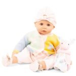 Muñeca de Bebé Götz Cookie Colours 2461054 19 pulgadas Ojos Marrones Sin Pelo Cuerpo Suave