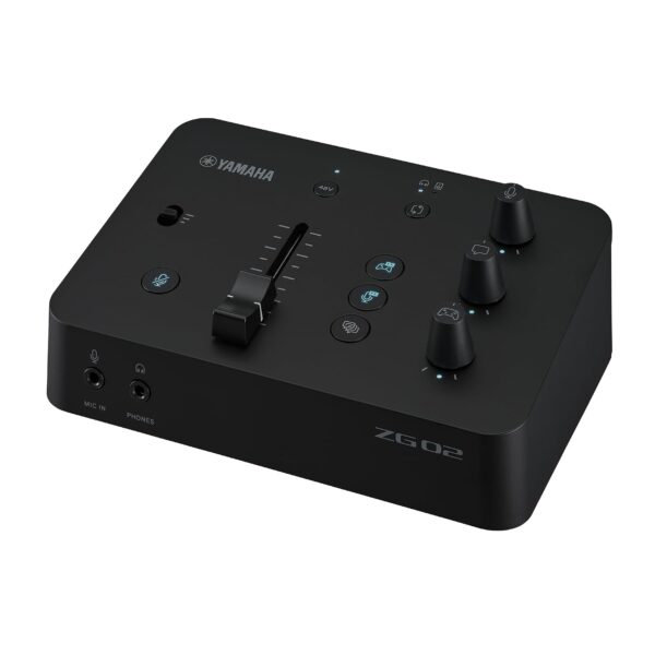 Yamaha Mezclador de juegos ZG02 para chat de voz y transmisión de juegos