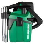Metabo HPT Aspiradora inalámbrica húmeda/seca de 18V, aspirador con filtro HEPA de 1.6 galones, potente flujo de aire de