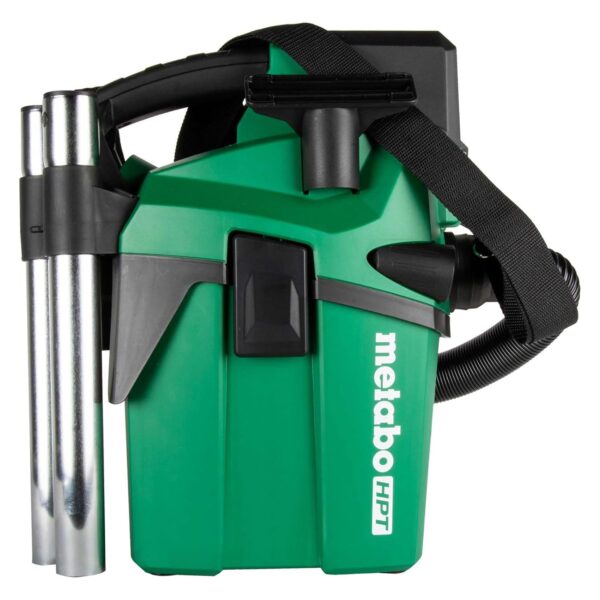 Metabo HPT Aspiradora inalámbrica húmeda/seca de 18V, aspirador con filtro HEPA de 1.6 galones, potente flujo de aire de
