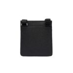Bolso Cruzado Plano Lacoste NH4424HC Piqué Negro Poliuretano