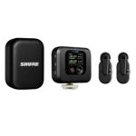 Kit Shure MoveMic Dos, Micrófonos Lavalier Inalámbricos Pro con Receptor de Cámara para DSLR, iPhone, Android, Mac, PC,