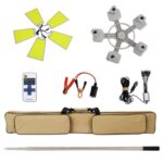 Luz LED Telescópica para Camping Tzou WH-VC6-PHO_12UTM06L 15000 lm IP67 Poste Ajustable 47.2 a 185 Pulgadas
