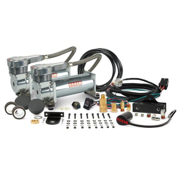 Sistema de Compresor de Aire VIAIR Dual Platinum 485 Montado 485DP01 12 Voltios 200 PSI