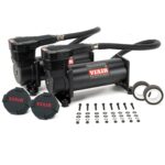 Compresor de Aire VIAIR 485DB01 Dual Stealth Black 200 PSI 12 Voltios