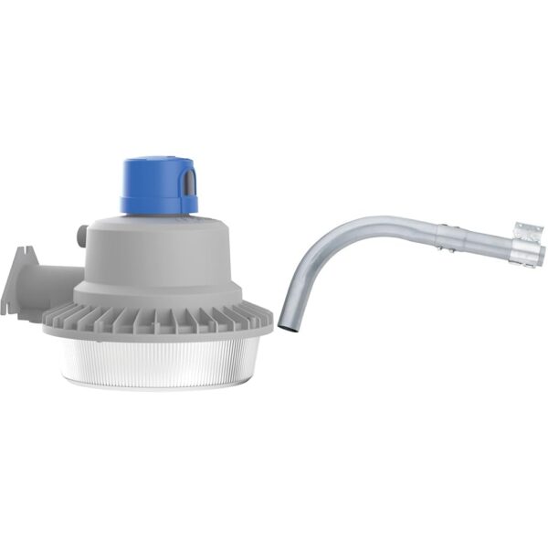 Luz LED de Seguridad Lithonia Lighting BGR ALO SWW2 MVOLT PER DNA M2 con Brazo de Montaje OMA M6 Fotocélula Gris 10000 L