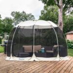 Tienda de Campaña Alvantor Screen House 9020#E8-VC 12x12 pies Beige 8 Paredes de Malla
