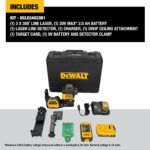 Láser de Línea DEWALT DCLE34033D1 3x360 12V/20V MAX XR Verde con Batería y Cargador Incluidos