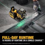 Láser de Línea DEWALT DCLE34033D1 3x360 12V/20V MAX XR Verde con Batería y Cargador Incluidos