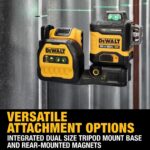 Láser de Línea DEWALT DCLE34033D1 3x360 12V/20V MAX XR Verde con Batería y Cargador Incluidos
