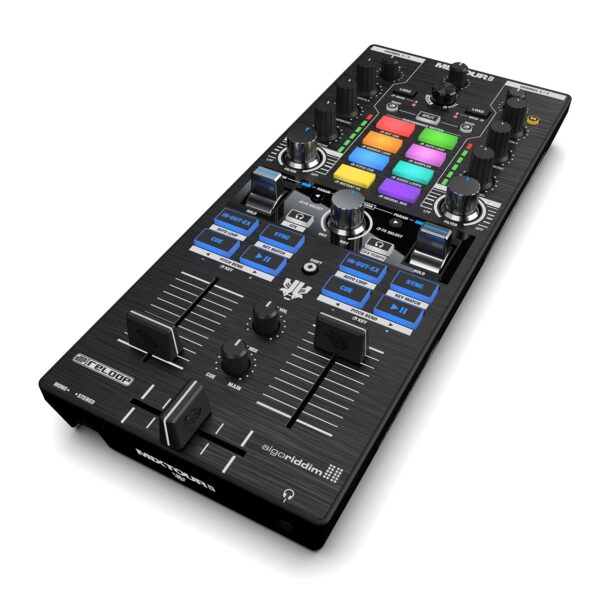 Controlador DJ Reloop Mixtour Pro 246959 Cuatro Cubiertas con Interfaz de Audio USB-C
