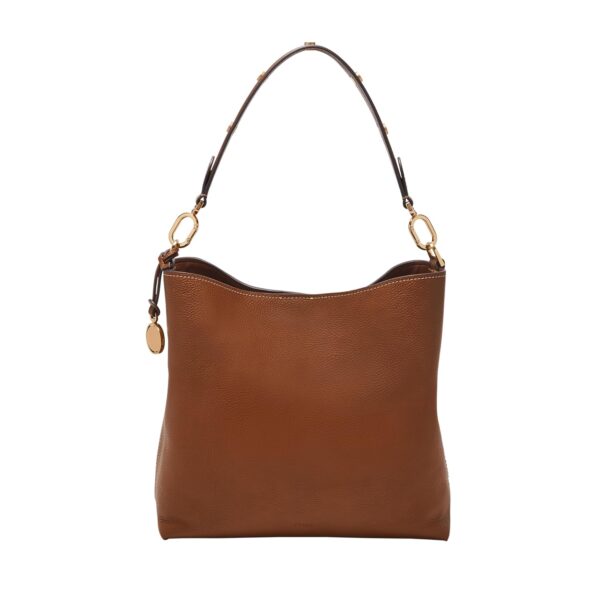 Bolso de Hombro Fossil Jessie ZB11003200 Cuero Marrón 11x5x10 pulgadas