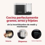 Olla para granos y arroz KitchenAid de 8 tazas con báscula integrada de detección automática + tanque de agua, KGC3155,