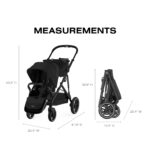 Cochecito modular Cybex Gazelle S 2 con más de 20 configuraciones reclinable ergonómico y arnés de 5 puntos