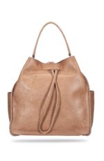 Mochila Convertible Frye Joy DB1519 Cuero Beige Tamaño Único
