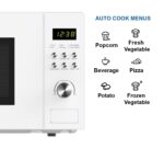 Emerson MW1101W Horno microondas para encimera con control de botón, pantalla LED de 1000 W, 10 niveles de potencia, 6 m