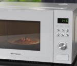 Emerson MW1101W Horno microondas para encimera con control de botón, pantalla LED de 1000 W, 10 niveles de potencia, 6 m