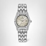 Reloj Citizen Corso EW2710-51X Eco-Drive Mujer Caja 28mm Acero Inoxidable Bisel con Acentos de Diamante Esfera Marrón Re