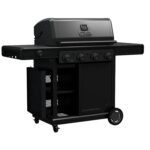 Parrilla de Gas Char-Broil Pro Series Amplifire 463281024 4 Quemadores con Gabinete y Quemador Lateral Negro