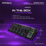 Mezclador dual para gaming Roland BRIDGE CAST X | Mezclador de doble bus para gaming y captura de video | Interfaz de st
