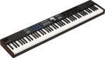 Arturia KeyLab Essential 88 mk3 — Teclado controlador MIDI USB de 88 teclas con software Analog Lab V incluido, negro