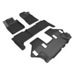 Tapetes 3D MAXpider Kagu L1NS14601509 Nissan Armada 2019-2024 Negro Juego Completo R1 R2 R3