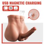 Muñeca sexual masculina AUSLOVE Modelo BBTTLL-FUC01 Torso 11.5 libras Marrón Material TPE con función telescópica automá