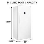 Kenmore - Congelador/refrigerador vertical convertible de 14 pies cúbicos (390 L) | Listo para garaje | Sin escarcha | C
