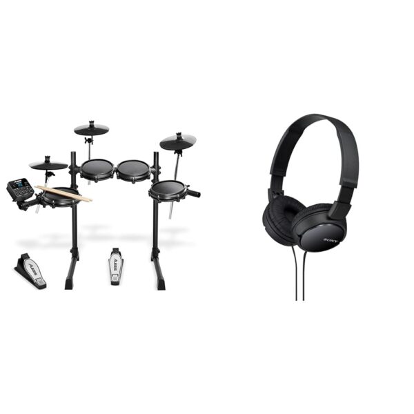 Batería Electrónica Alesis Turbo Mesh Kit con Auriculares Sony MDR ZX110 Negro