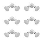 Reflector para Exteriores Lithonia Lighting OFTH 300PR 120 WH CP6 M4 Doble Par Ajustable 120 Voltios Blanco Paquete de 6
