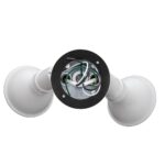 Reflector para Exteriores Lithonia Lighting OFTH 300PR 120 WH CP6 M4 Doble Par Ajustable 120 Voltios Blanco Paquete de 6