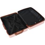 Set de Maletas EastVita YJJ-df-PBY_15K41PGK-15 3 Piezas ABS Rosado 20 24 28 Pulgadas Ampliable 25% Candado TSA