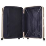 Set de Maletas EastVita Ligero 3 Piezas 28 24 20 Pulgadas Marrón Cerradura TSA