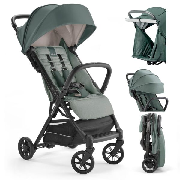 Inglesina Quid 2 - Cochecito de viaje ligero ultra compacto, para bebés y niños pequeños, asiento reclinable, plegable,