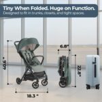 Inglesina Quid 2 - Cochecito de viaje ligero ultra compacto, para bebés y niños pequeños, asiento reclinable, plegable,
