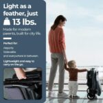 Inglesina Quid 2 - Cochecito de viaje ligero ultra compacto, para bebés y niños pequeños, asiento reclinable, plegable,