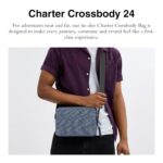 Bandolera Coach Charter Crossbody 24 CU475 de Cuero Cambray Lavado