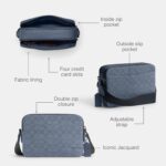 Bandolera Coach Charter Crossbody 24 CU475 de Cuero Cambray Lavado