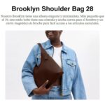 Bolso de Hombro Coach Brooklyn 28 CU068 Cuero Color Latón Arce