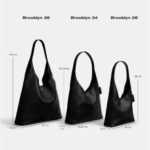 Bolso de Hombro Coach Brooklyn 28 CU068 Cuero Color Latón Arce
