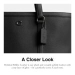 Bolso Tote Coach Gotham Cremallera CU116 Cuero Negro