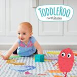 Patio de Juegos Toddleroo by North States Superyard 6 Paneles más Extensión 2 Paneles Plástico Color Arena y Multicolor