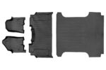SMARTLINER Forro de Piso de Dos Filas y Caja de Camioneta Dodge Ram 1500 Crew Cab 2019 2024 Negro SA0369 B0374 J0369