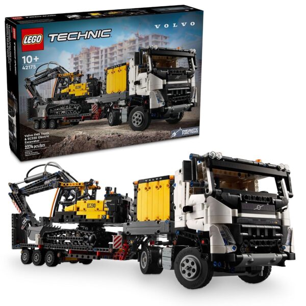 LEGO Technic Volvo FMX Truck EC230 Excavadora Eléctrica Set de Construcción 2274 Piezas Modelo 42175