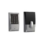 Schlage Cerrojo inteligente con WiFi con codificación siglo, BE489WBCCEN625, residencial con pestillo 12351 y acabado cr