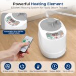 Sauna de Vapor Portátil SereneLife SLISAU60GRY.5 900W 122°F Temporizador 60 Minutos Gris