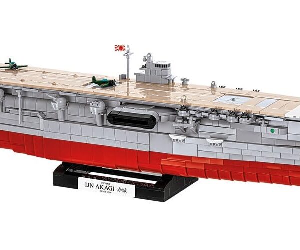 Modelo de Construcción COBI IJN Akagi Portaaviones Armada Imperial Japonesa Escala 1:300 3573 Piezas