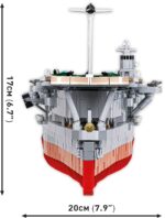 Modelo de Construcción COBI IJN Akagi Portaaviones Armada Imperial Japonesa Escala 1:300 3573 Piezas